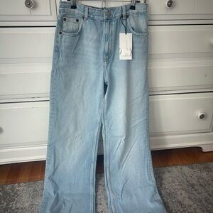 Zara Blue Straight Leg Jeans